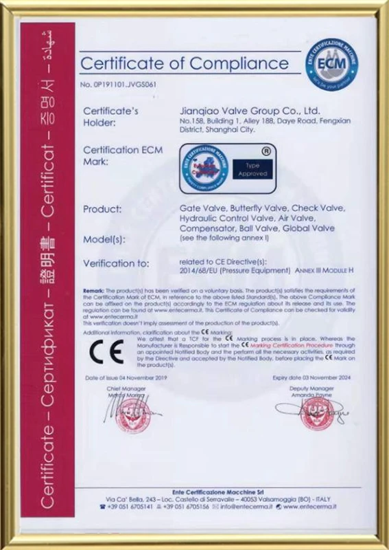CE certification