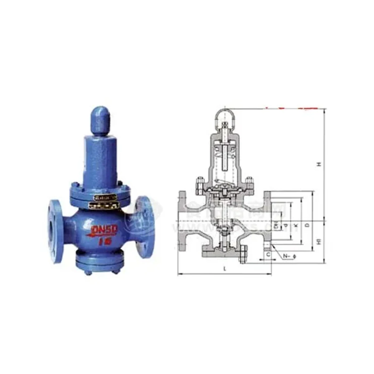 Diaphragm Pressure Reducing Valve