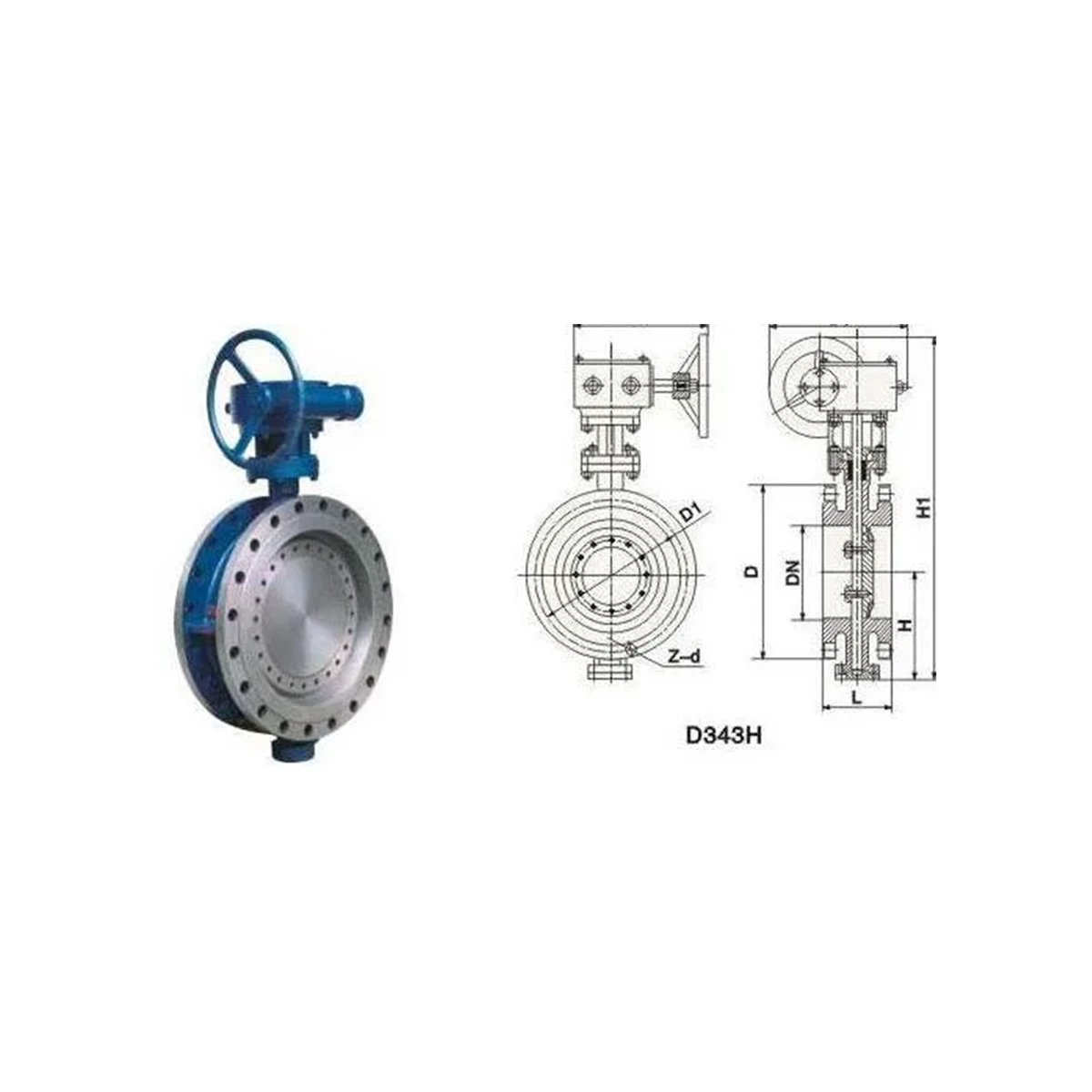All Metal Flange Butterfly Valve