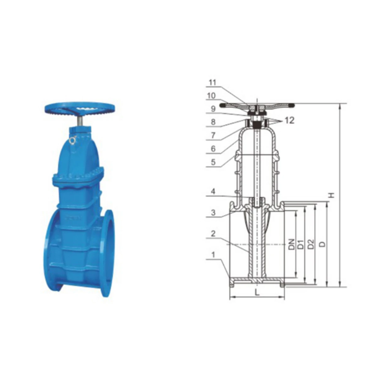 Resilient Seated Gate Valve