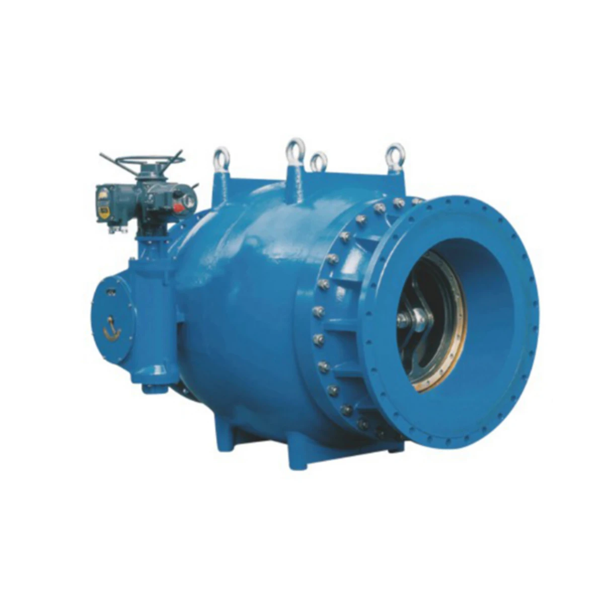 Piston-Type Electric Flow And Pressure Control Valve