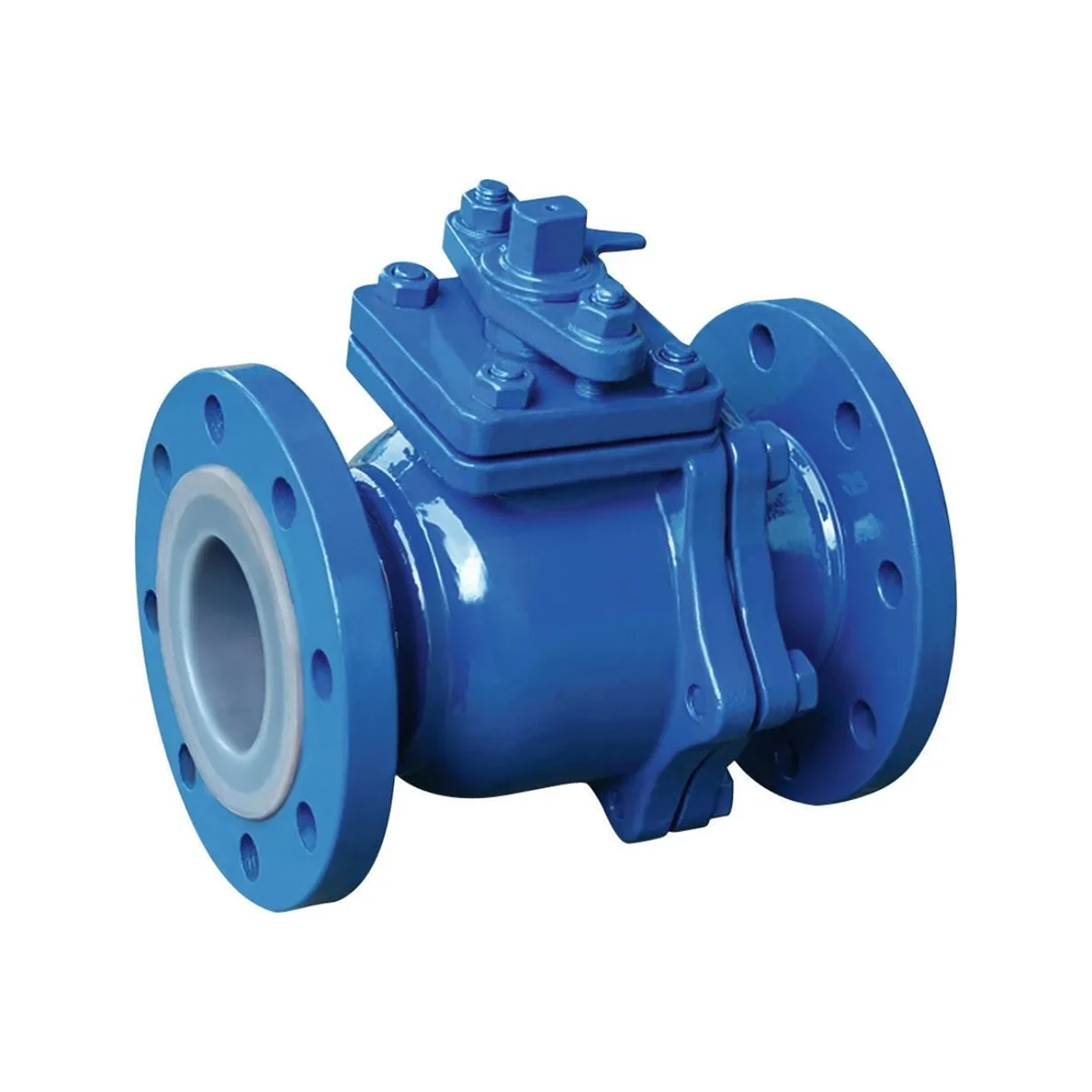 Fluorine-Linedflange Ball Valve