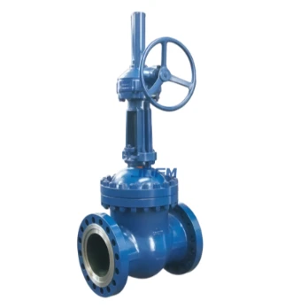 Bevel gear gate valve