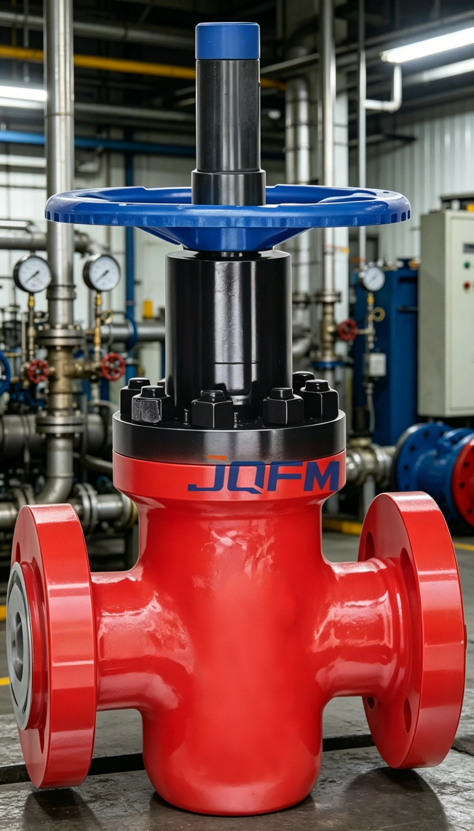 Water injection flat gate valve