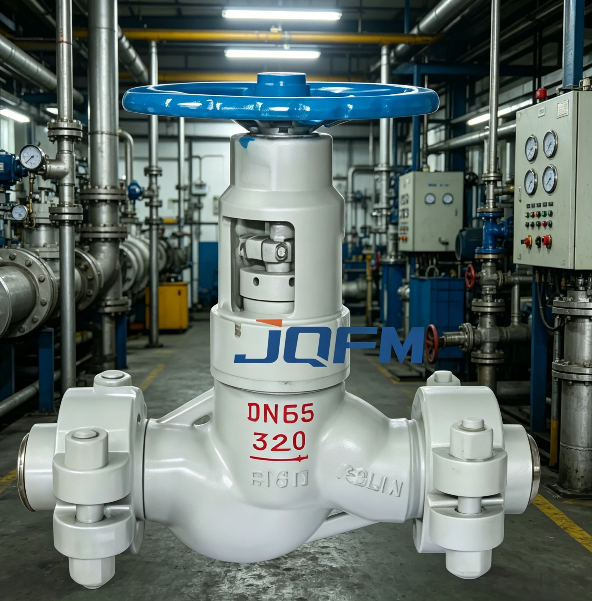 Clamp type throttle globe valve