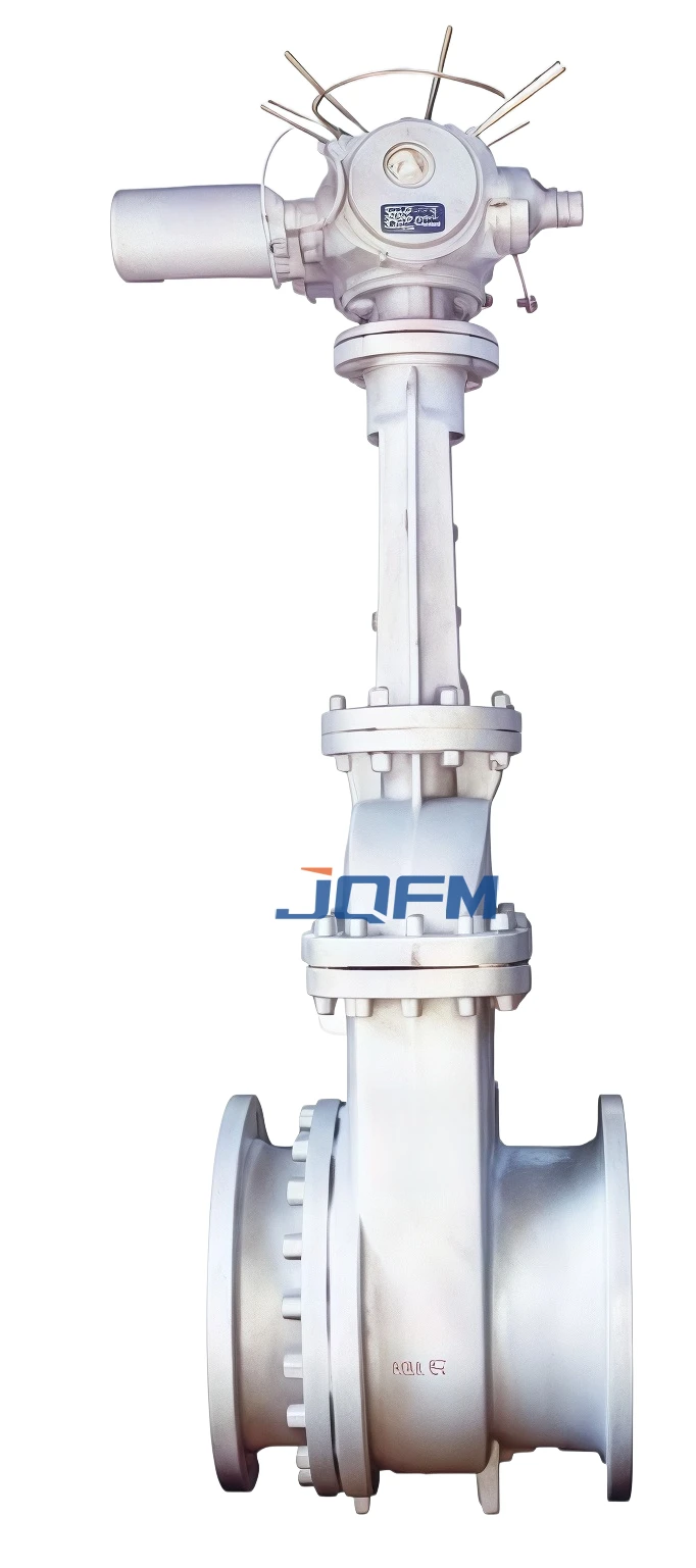 Slag discharge gate valve