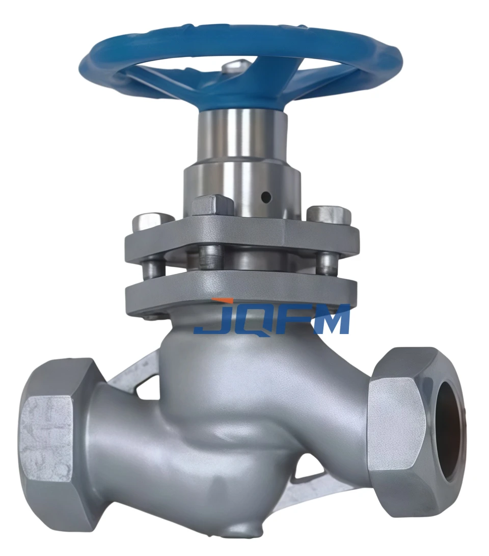 Internal thread plunger valve