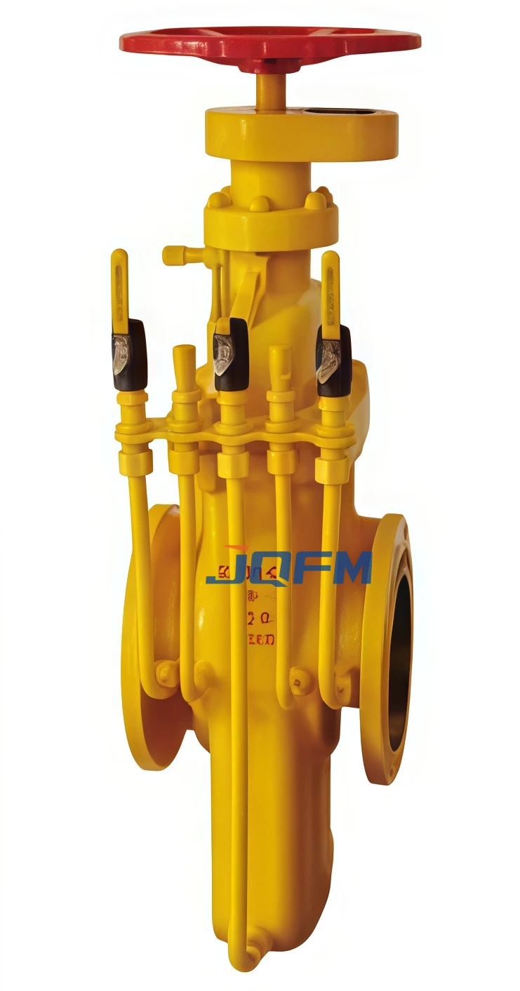 Buried gas flat gate valve