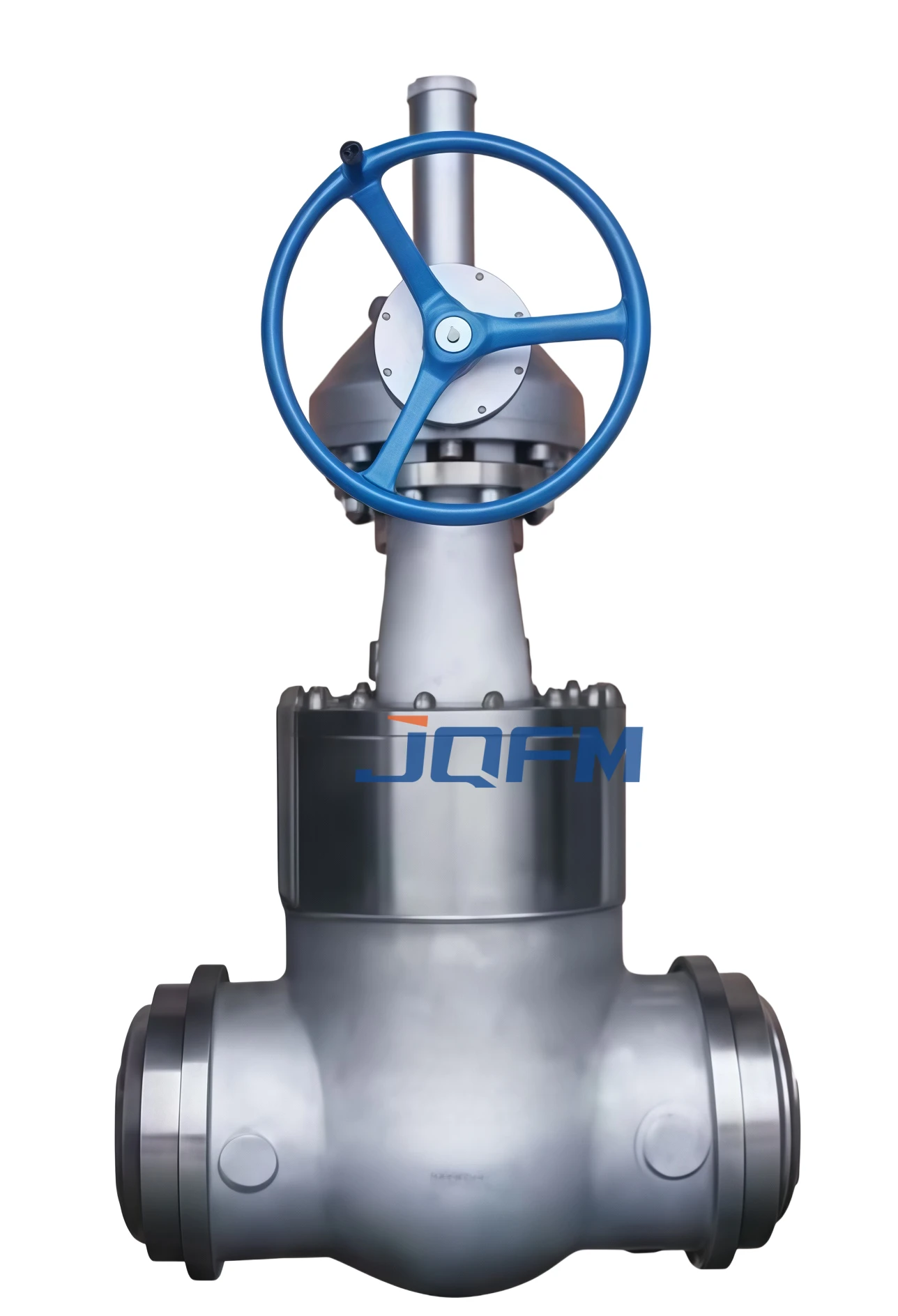 Bevel gear welding gate valve