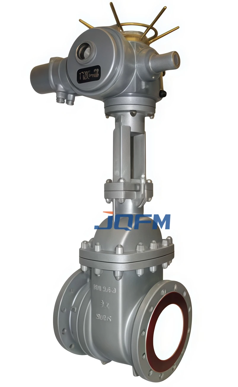 Electric ceramic gate valve