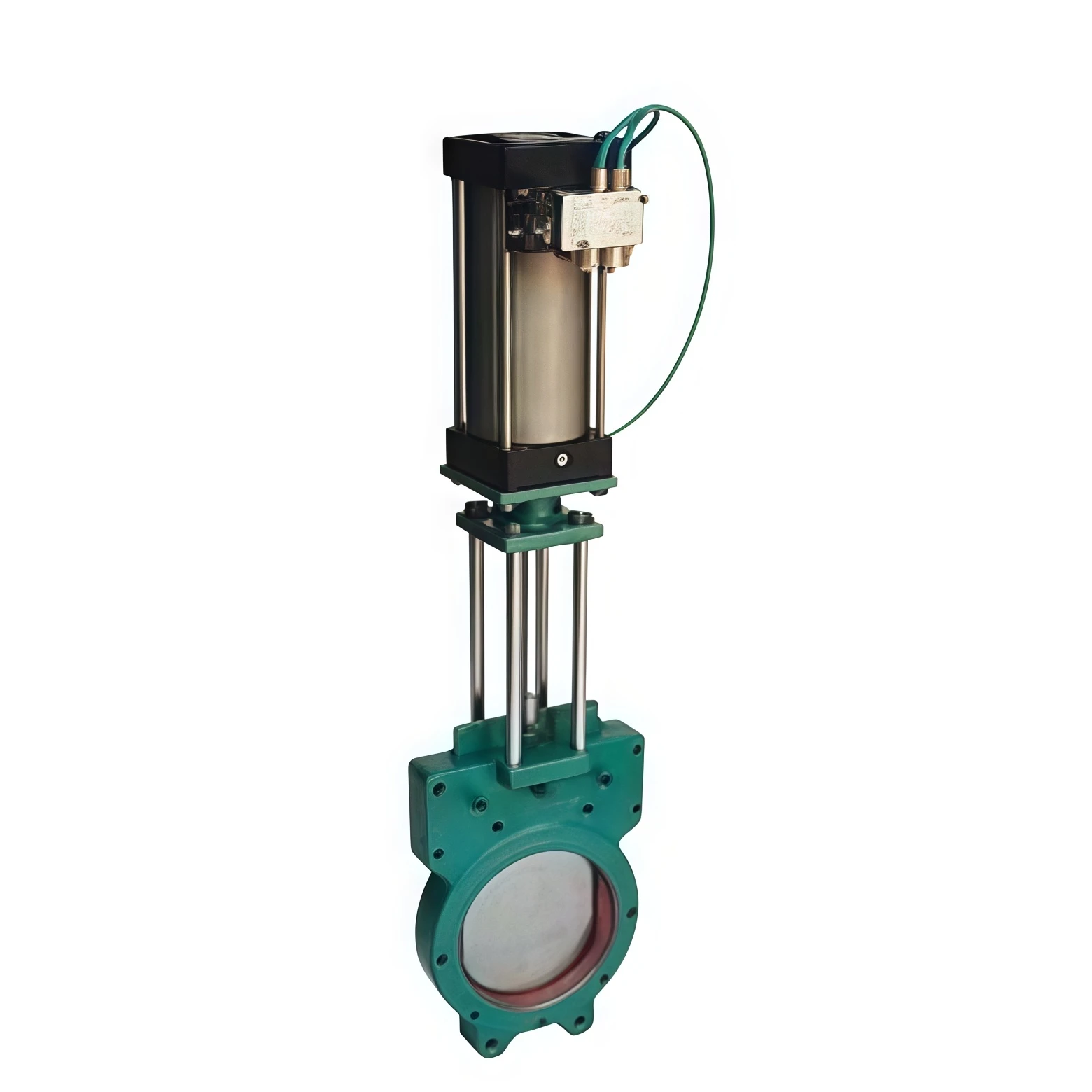Electro hydraulic knife gate valve