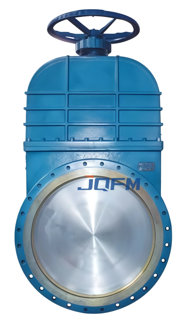 Manual dark bar type knife gate valve