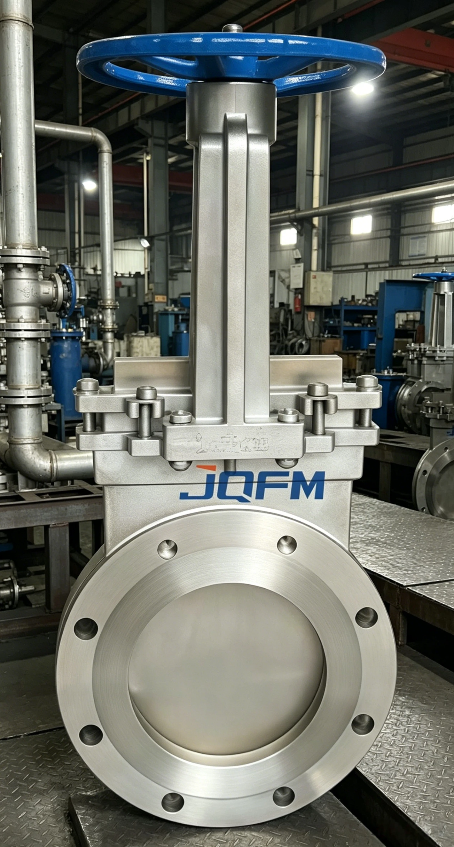 Clamp type high-pressure flat gate valve
