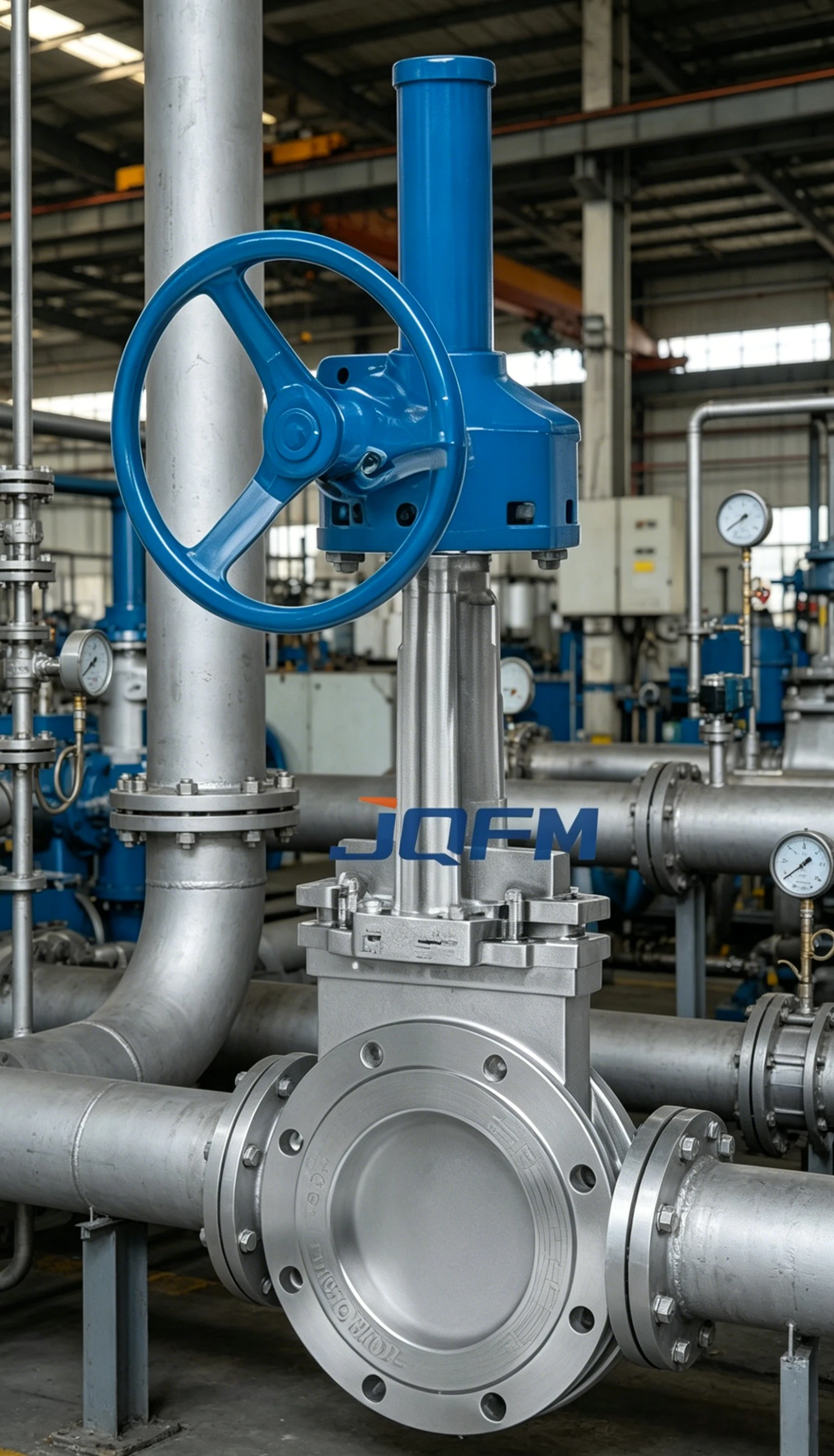 Bevel gear drive knife gate valve