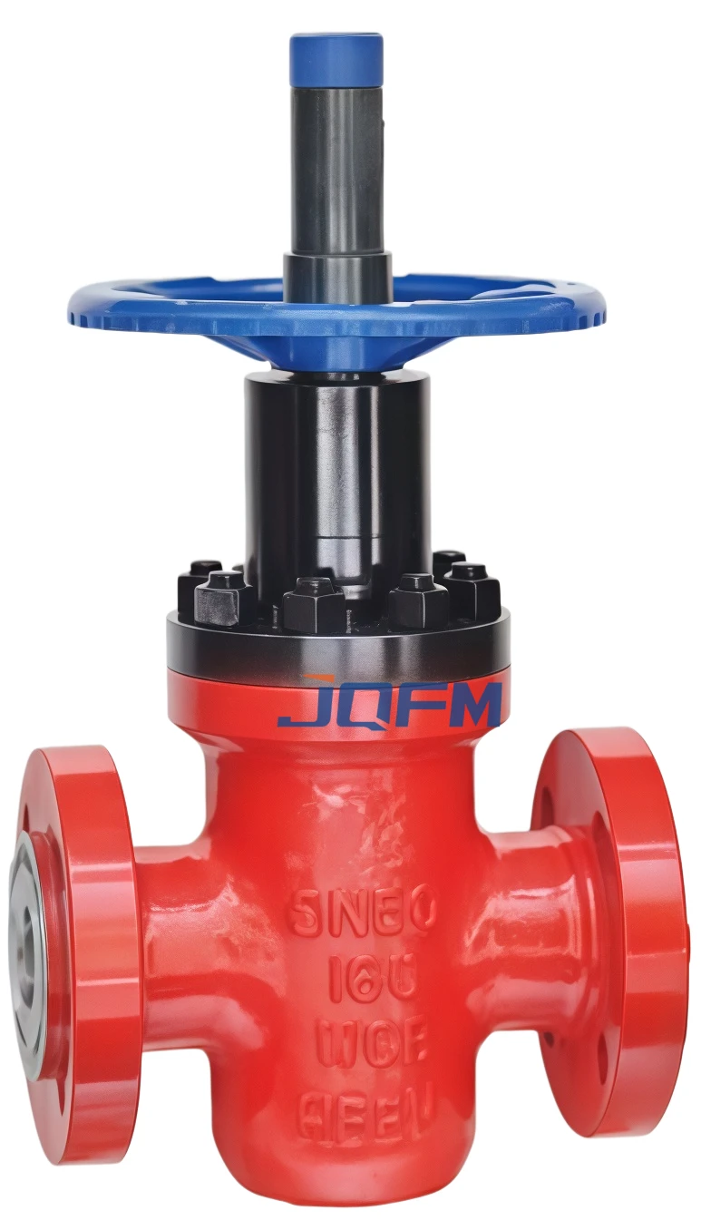 Water injection flat gate valve
