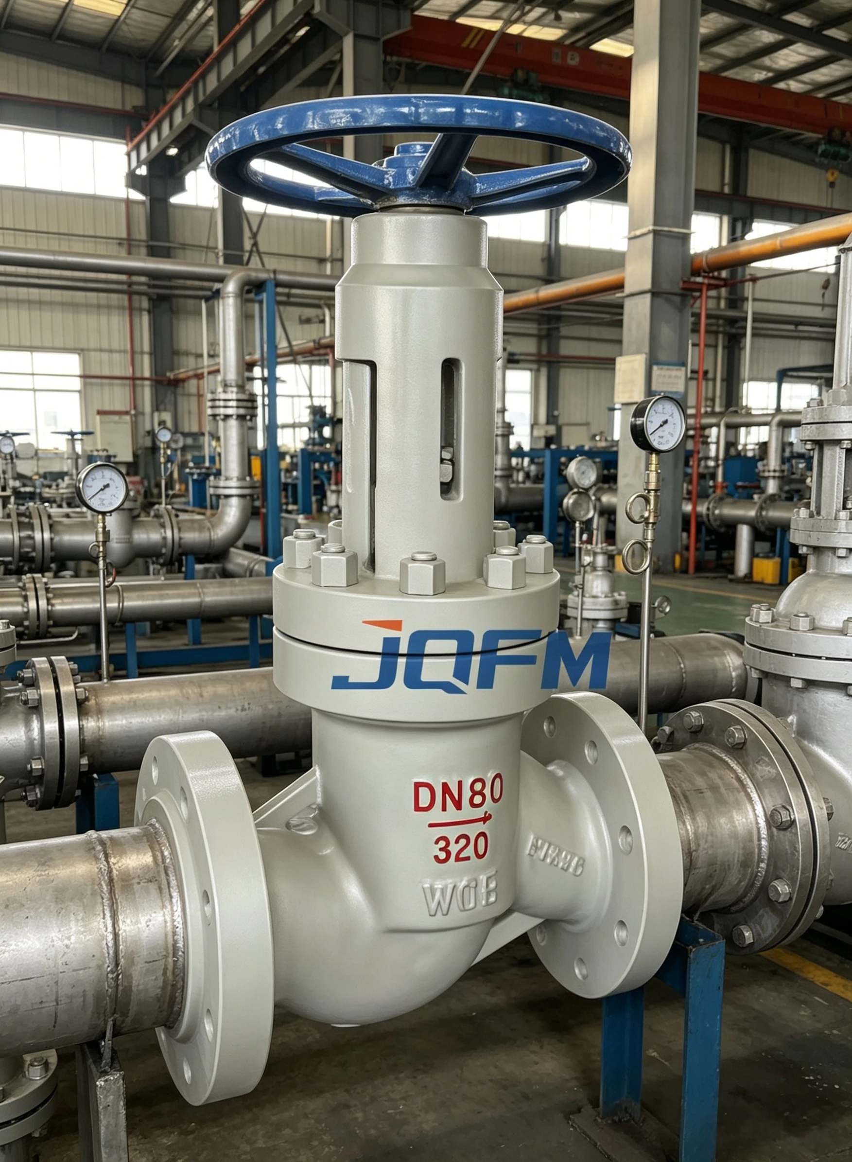 Balanced throttle globe valve