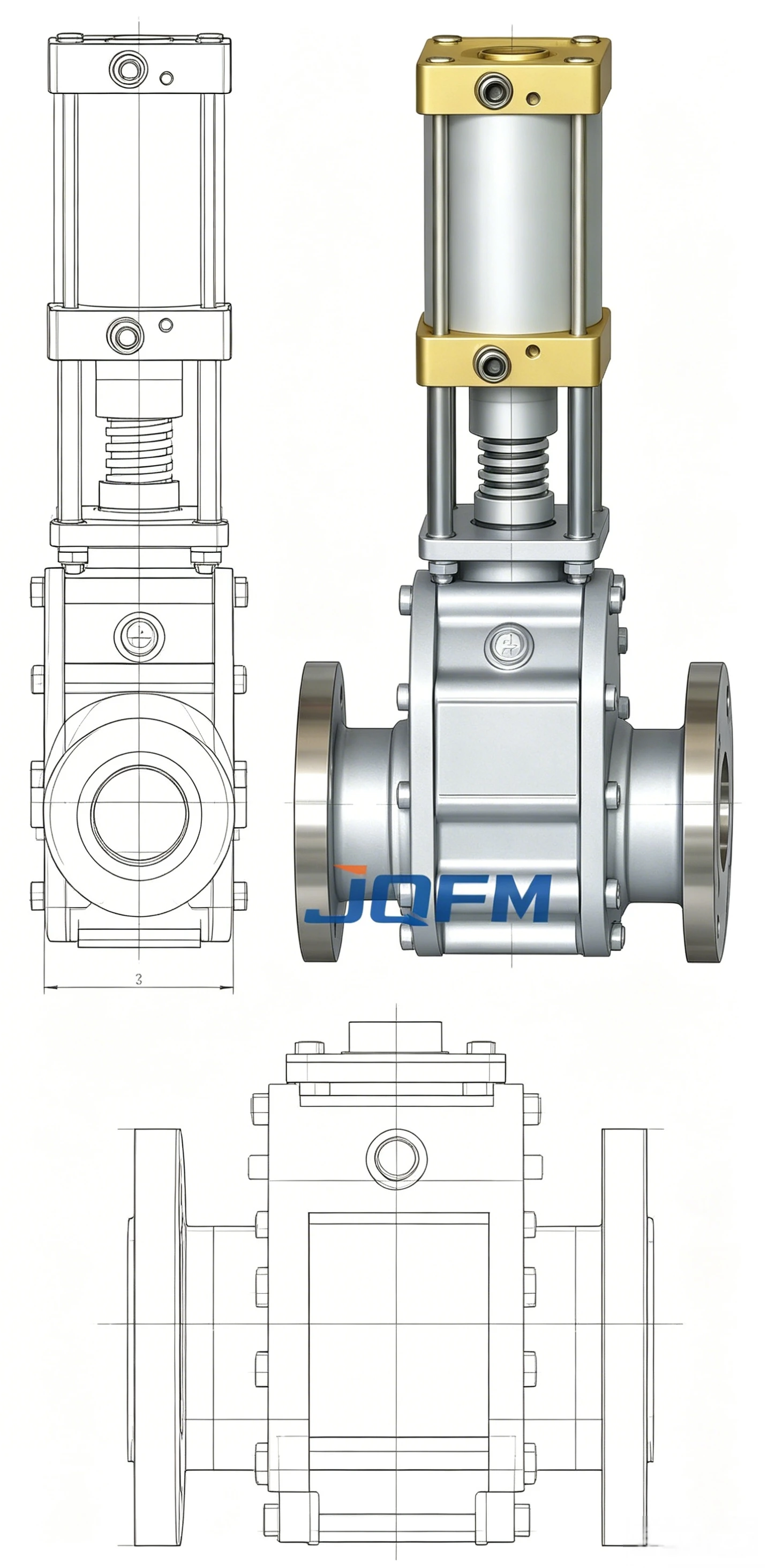 Ceramic discharge valve