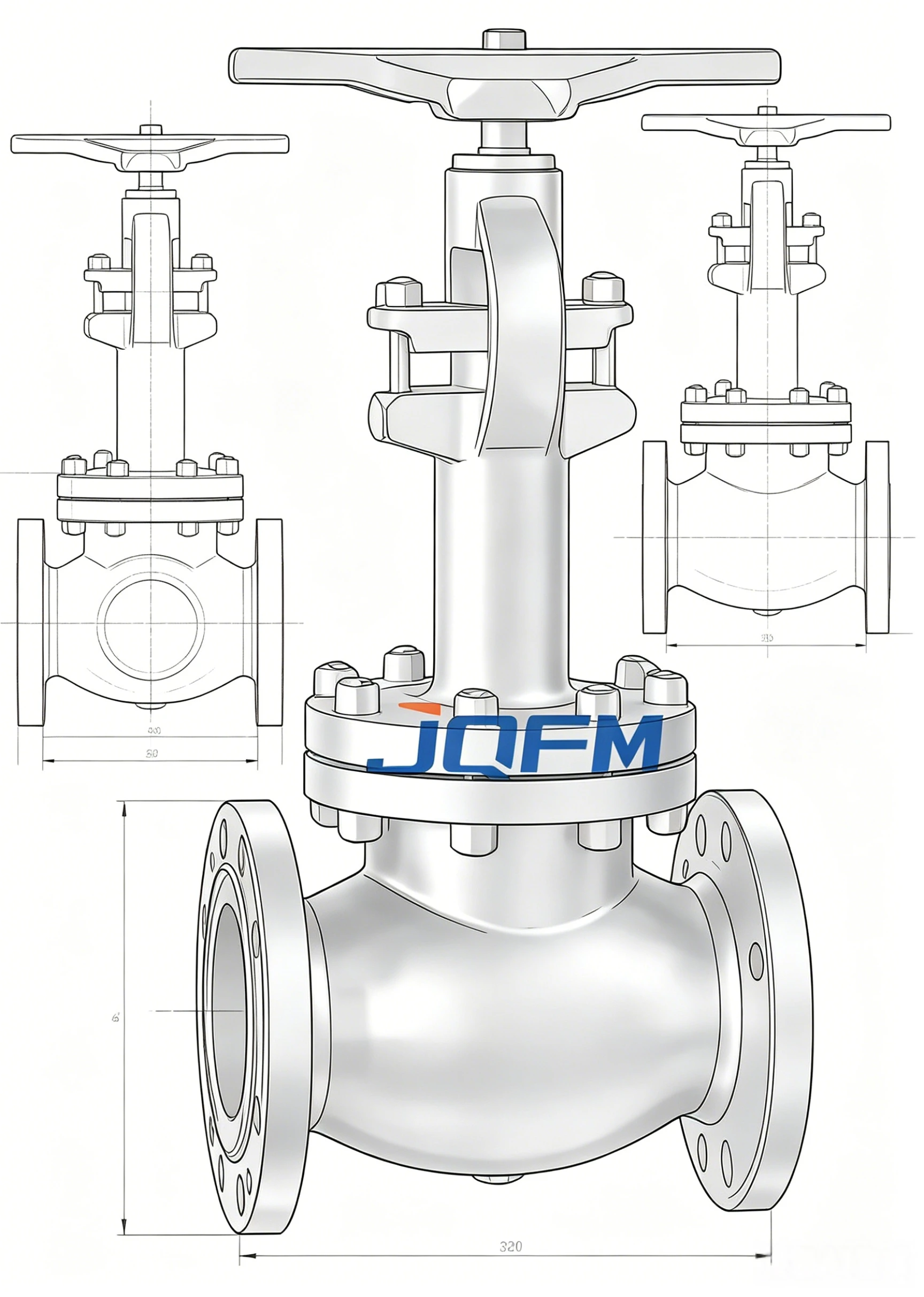 API low temperature globe valve
