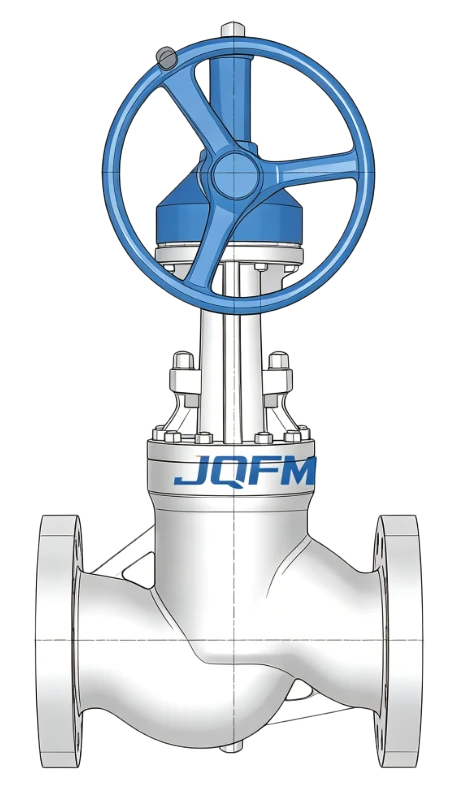 Power station stop valve