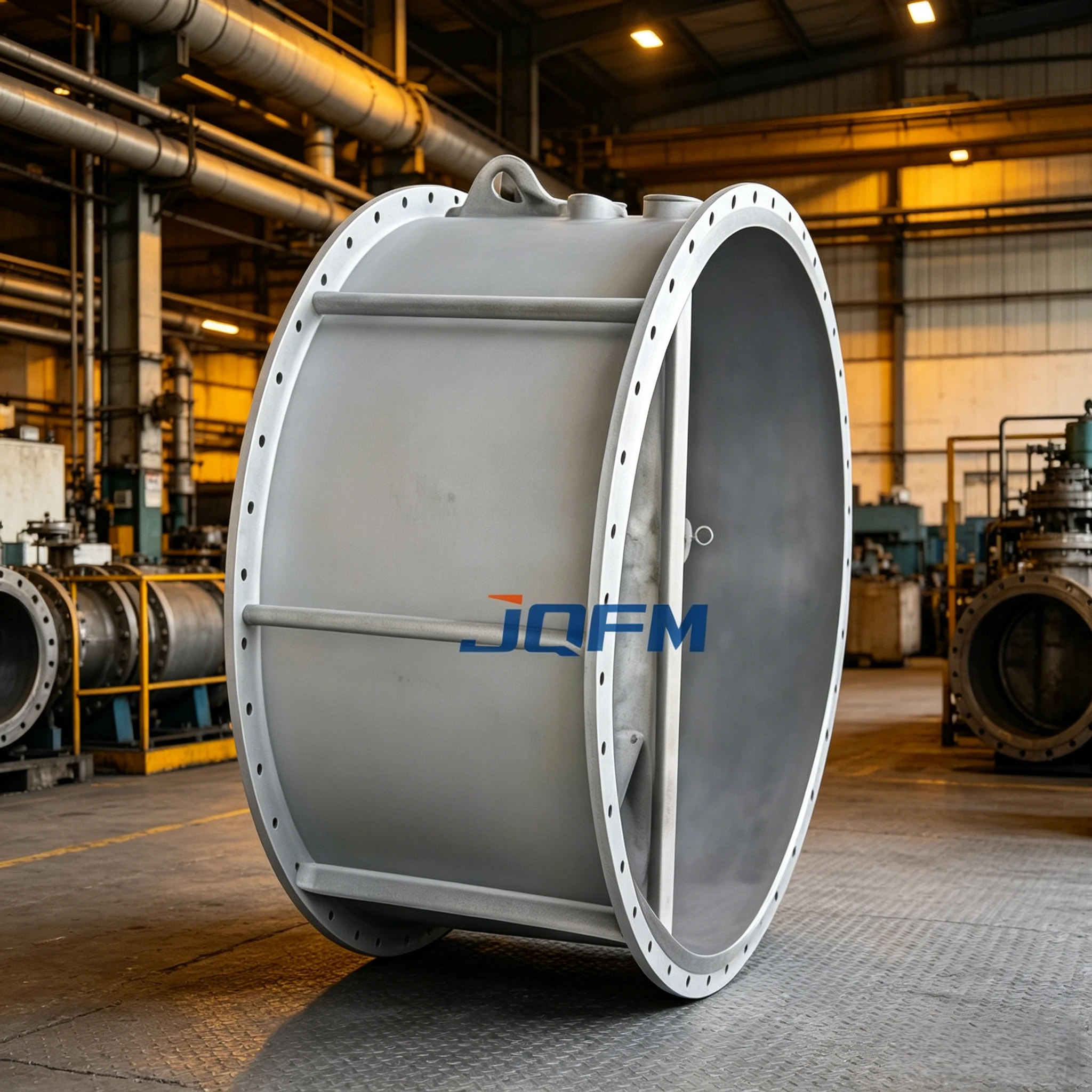 Super large diameter check valve