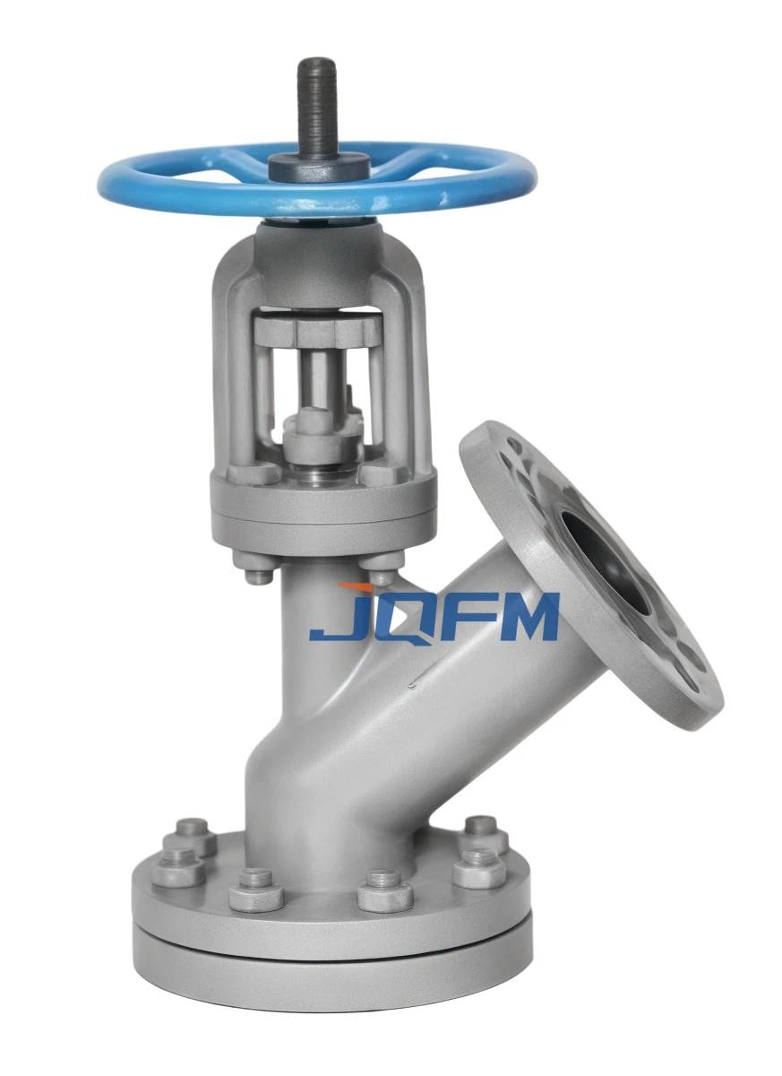 Manual top discharge valve