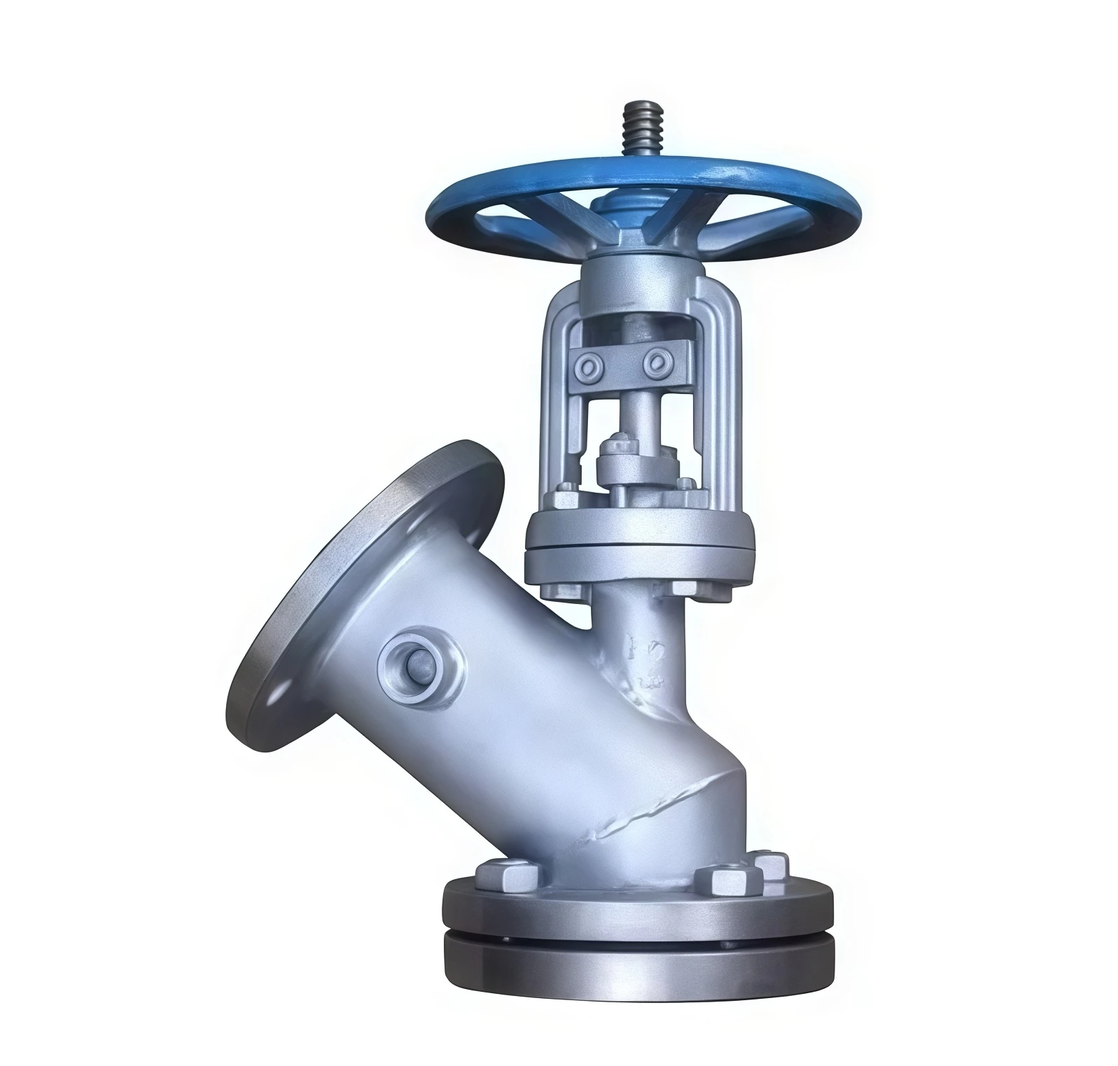 Manual top discharge valve