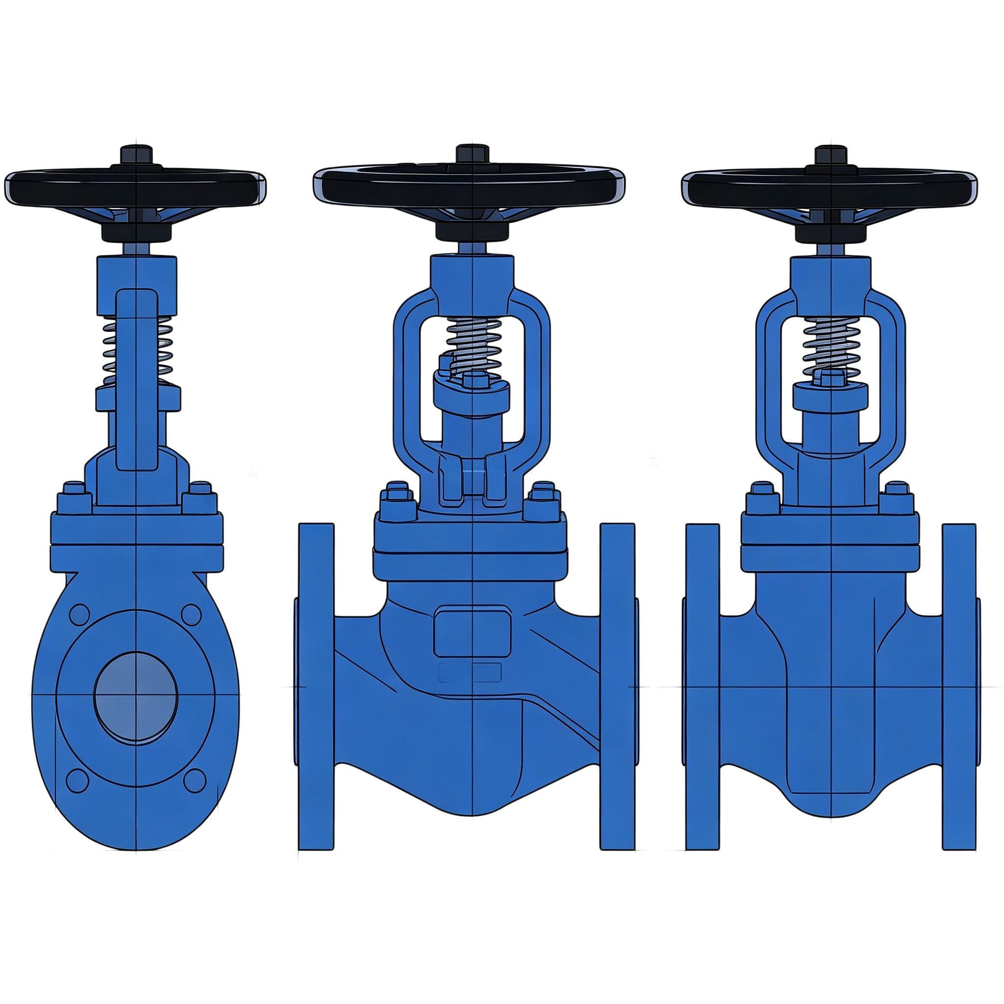 WJ41HDIN bellows globe valve