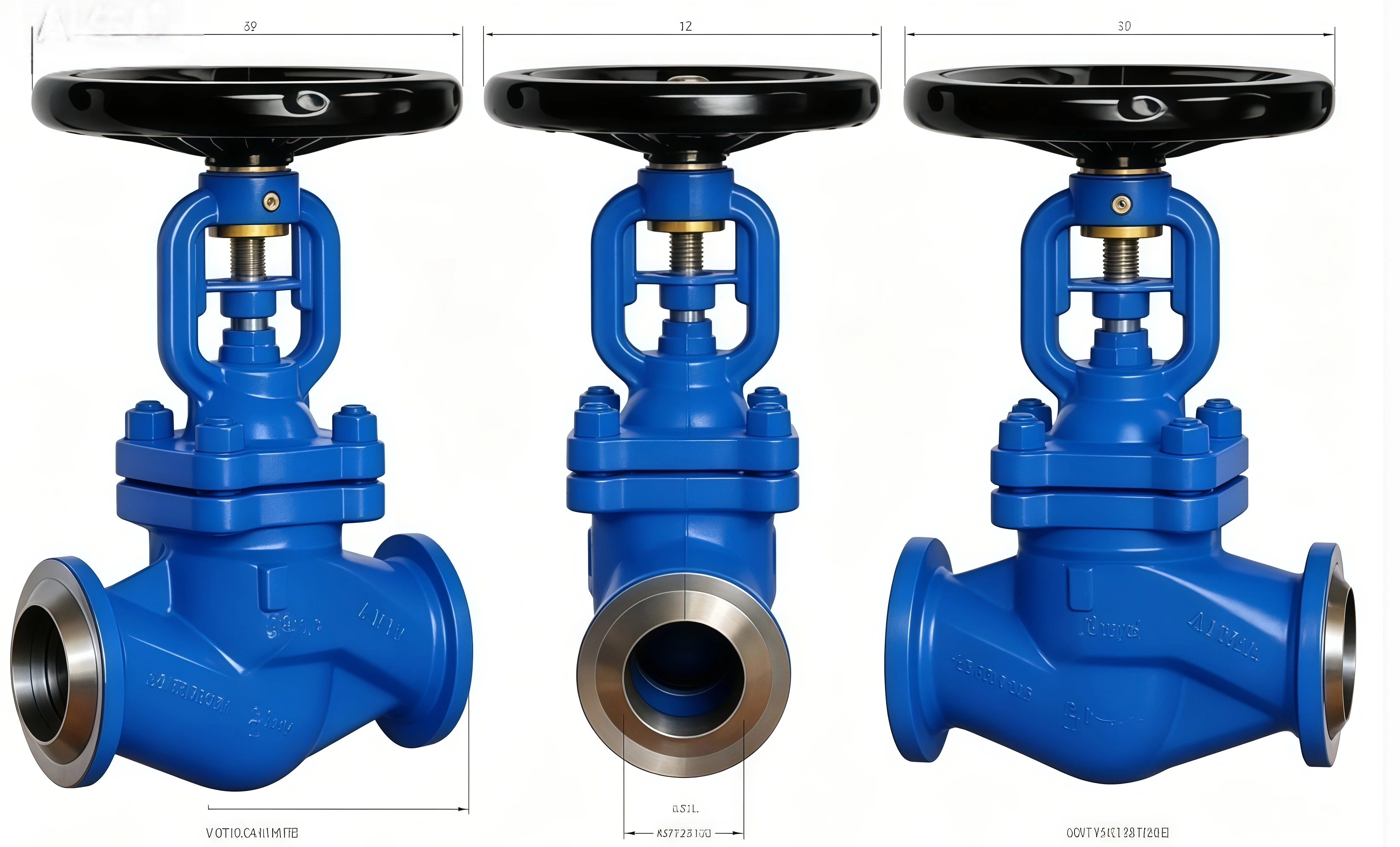 J61Y German standard bellows globe valve