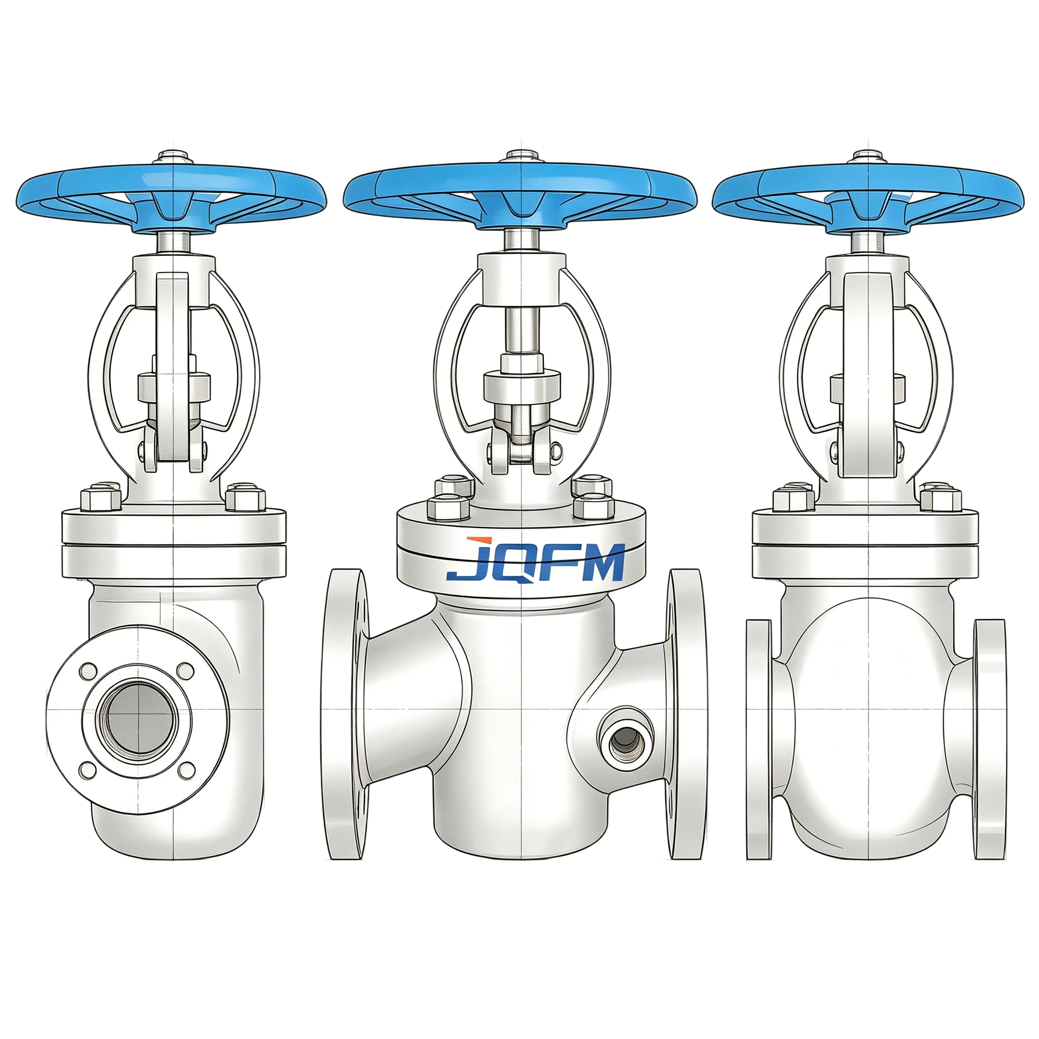 Jacketed insulation globe valve