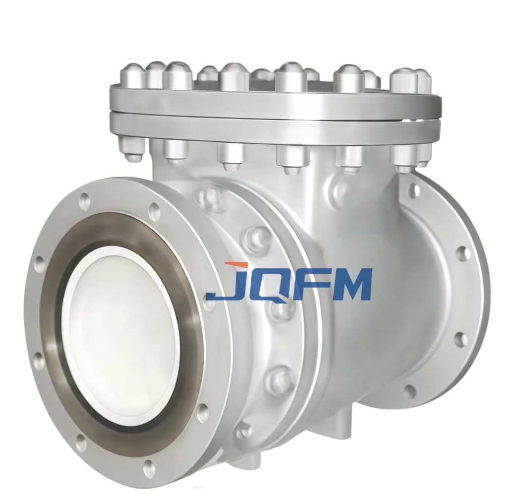 Wear ceramics slagging check valve