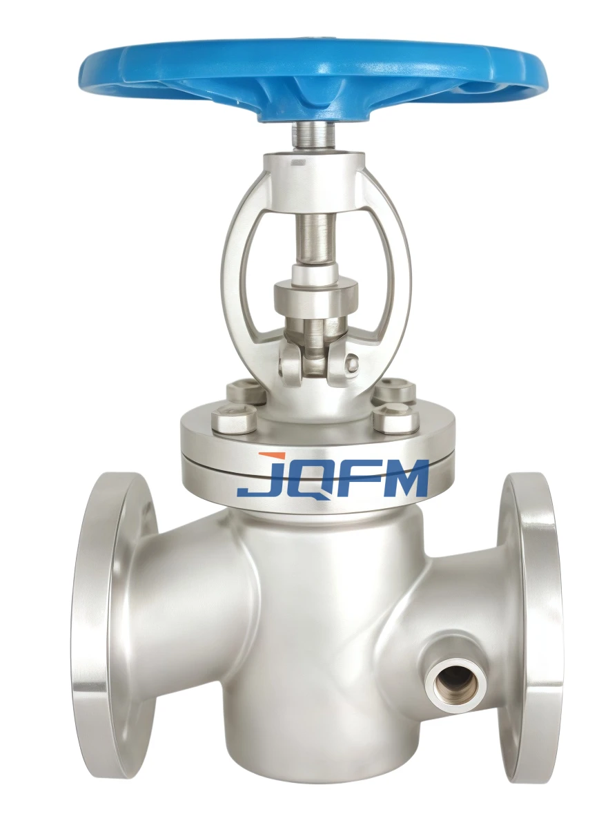 Jacketed insulation globe valve