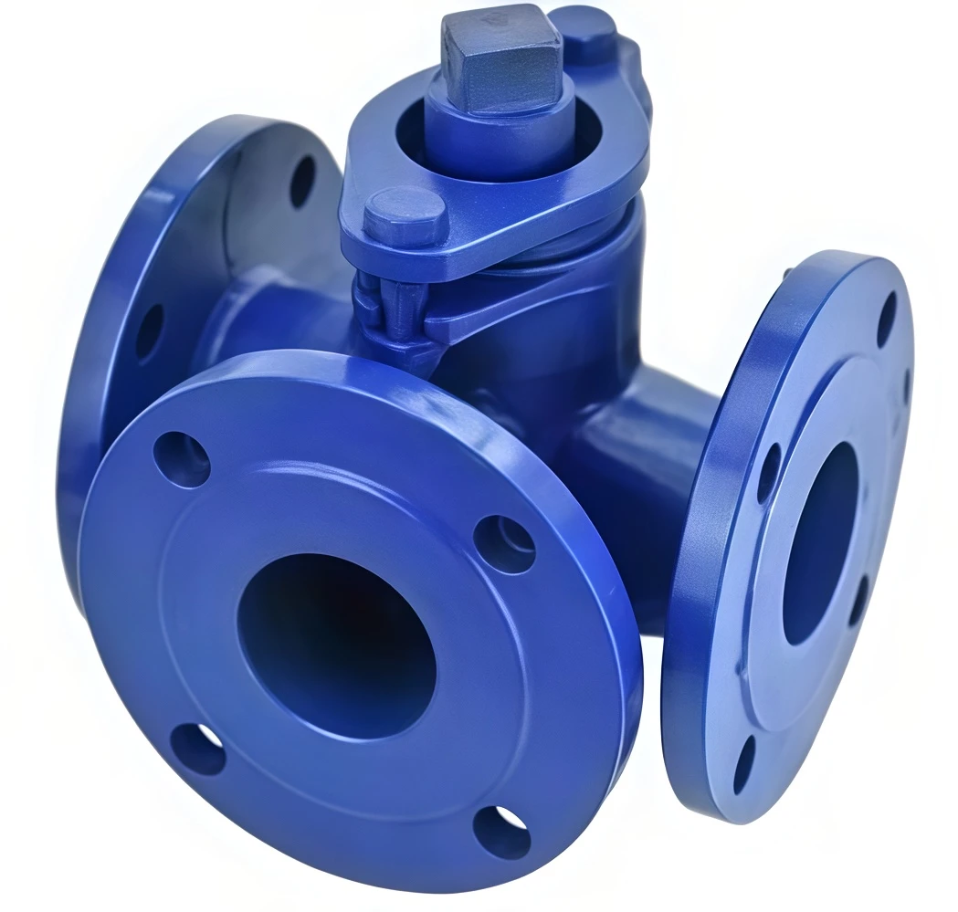 Four-way ball valve