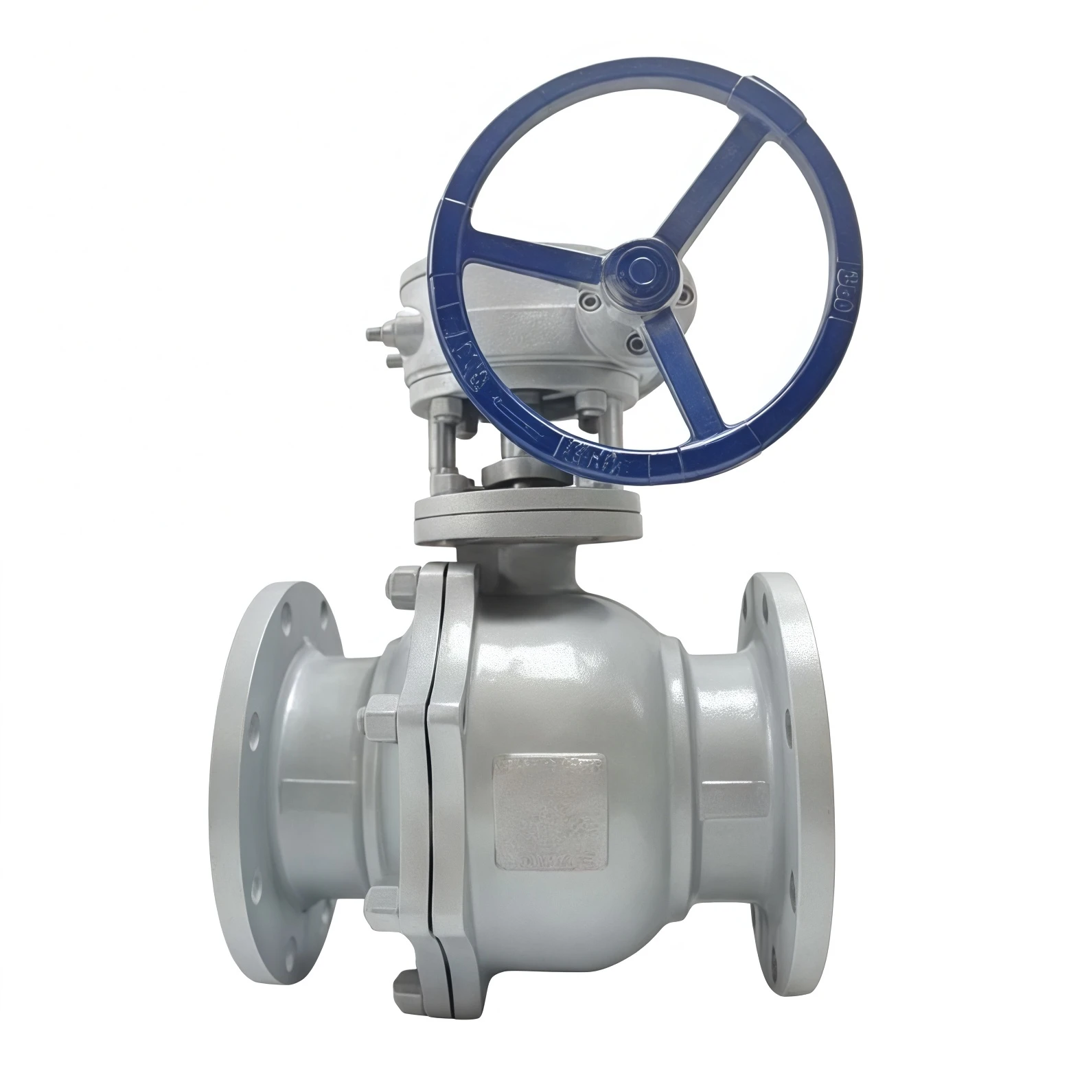 Worm gear fixed ball valve