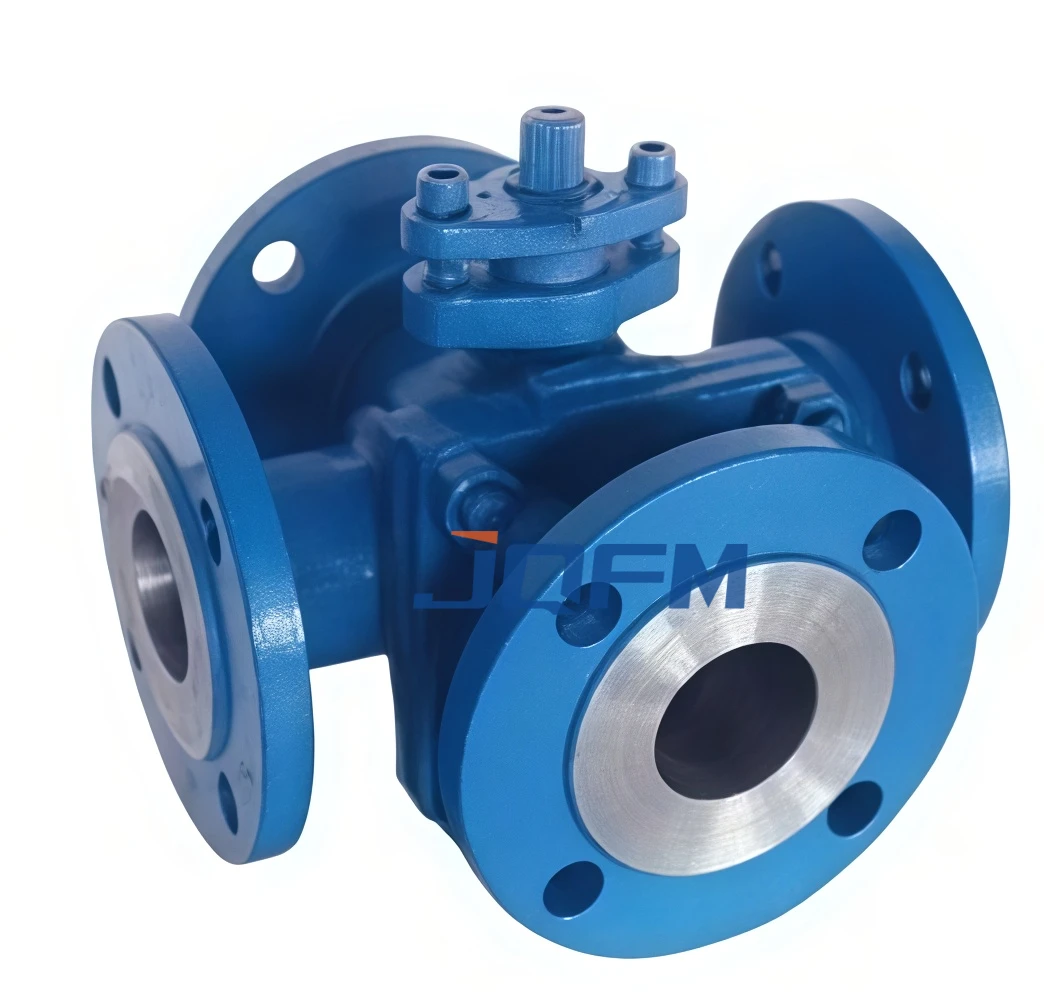 Four-way ball valve