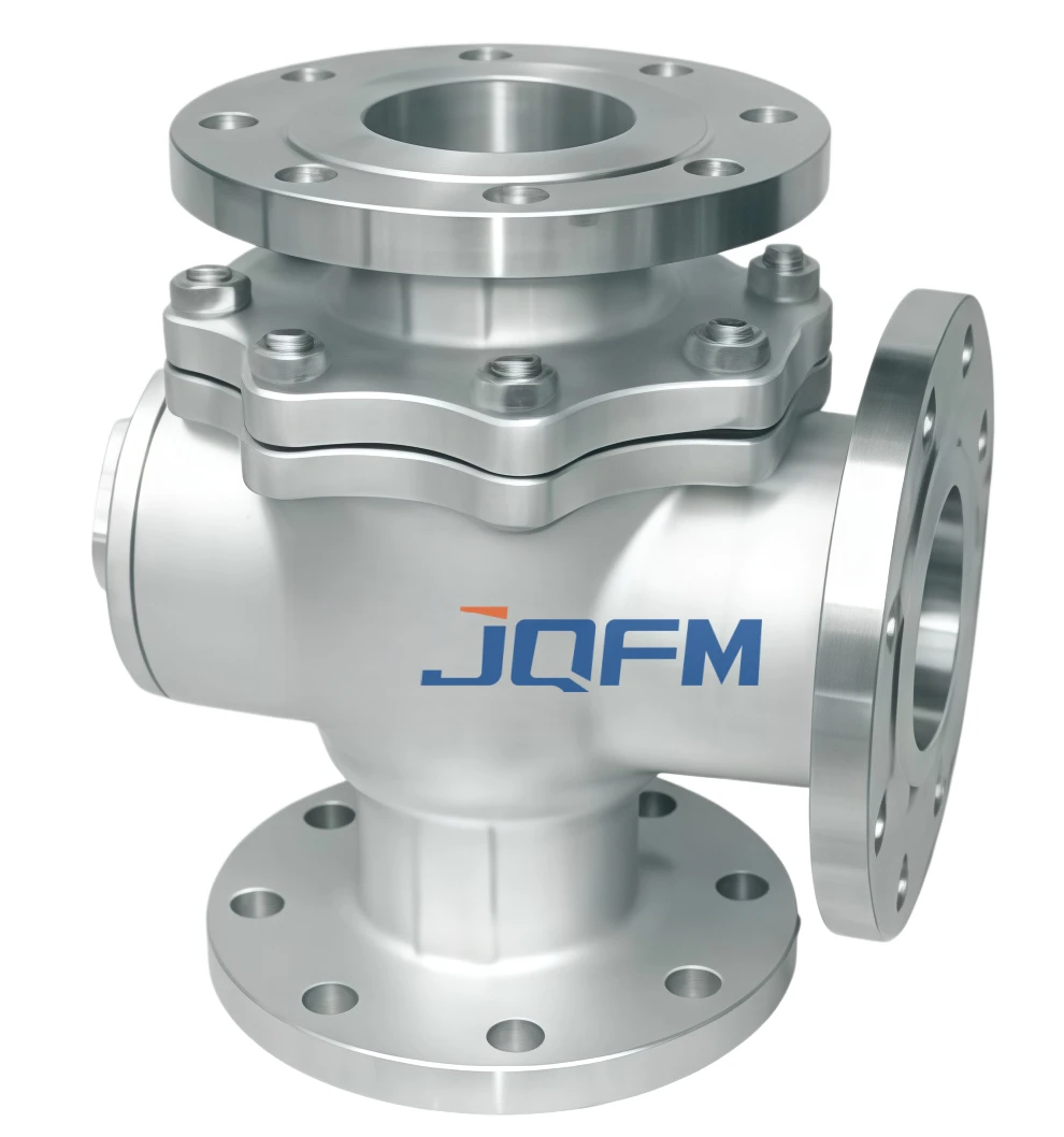 Integrated three-way ball valve