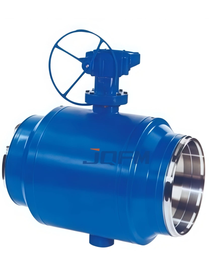 Worm gear all welded ball valve ball valve
