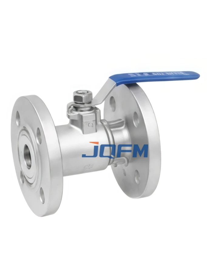 Wide flange ball valve