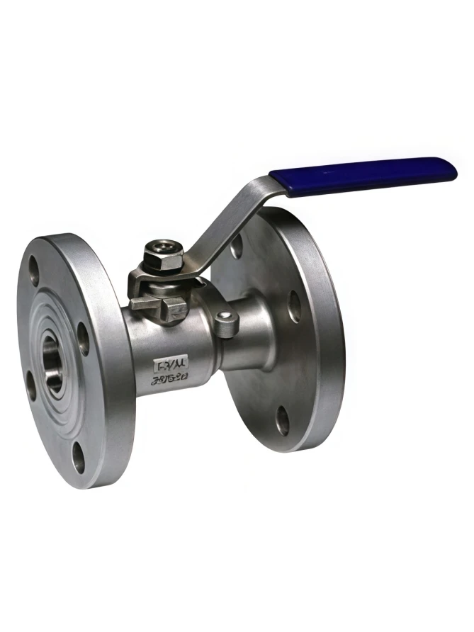 Wide flange ball valve