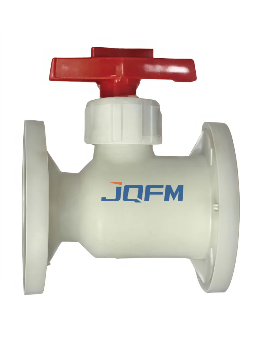 Full plastic flange ball valve