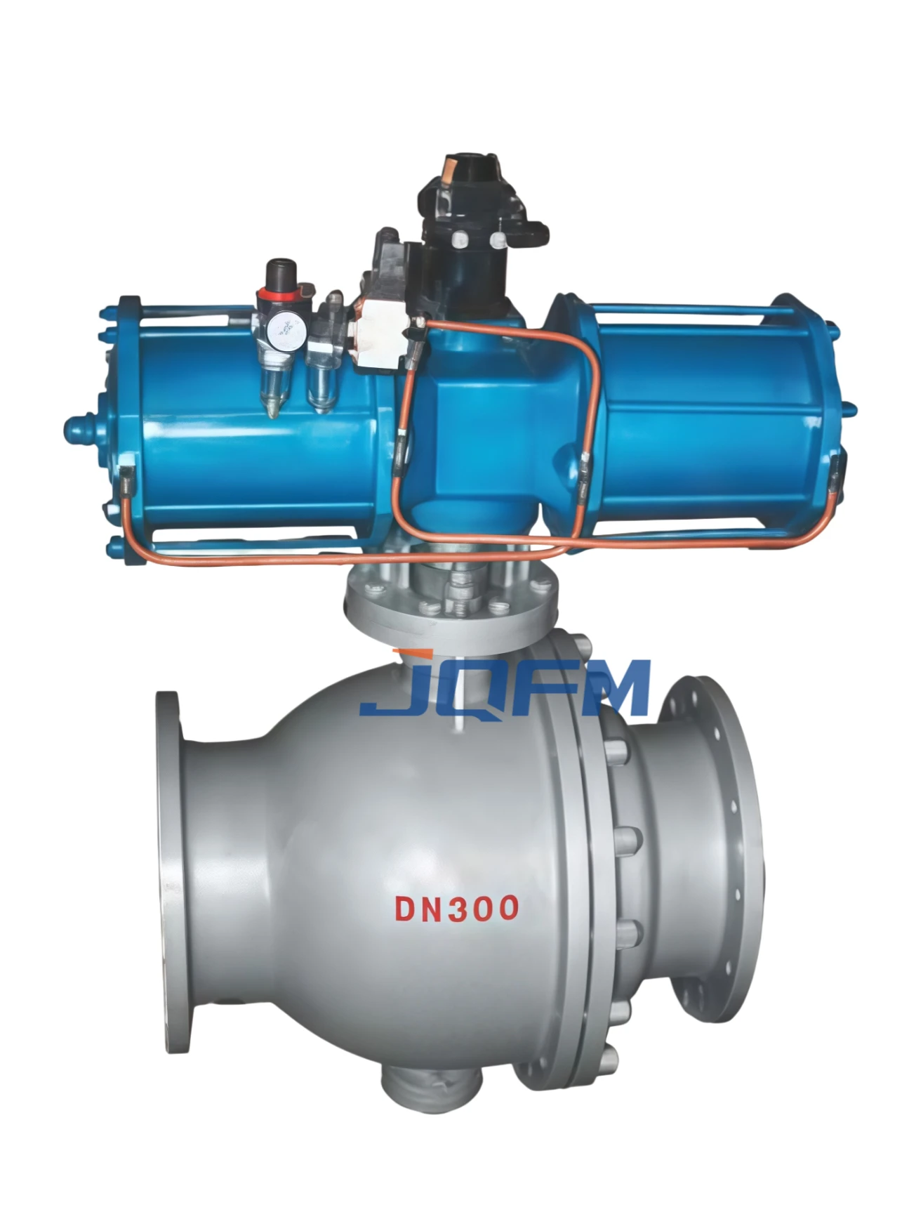Ash discharge ball valve