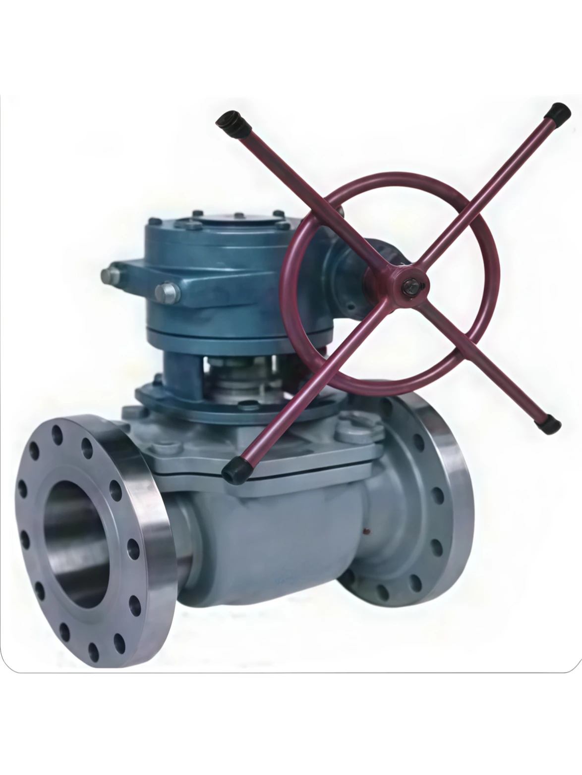 Inclined ball valve