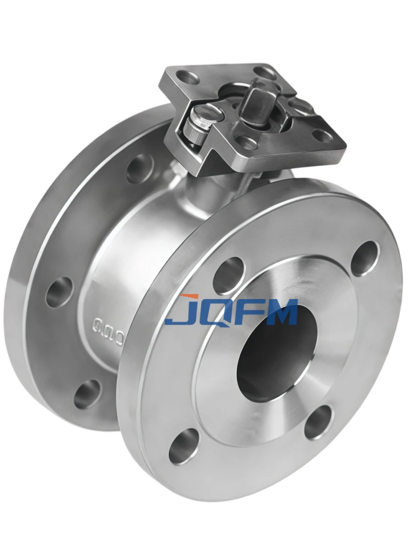 Stainless steel discharge ball valve