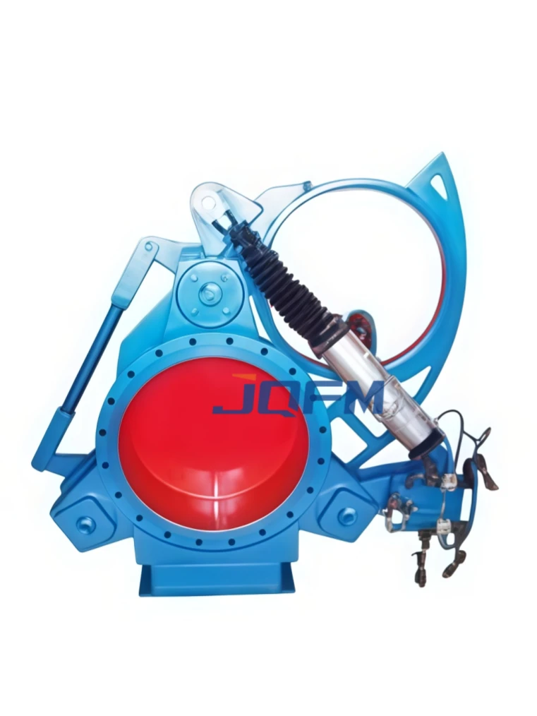 Pneumatic sector blind valve