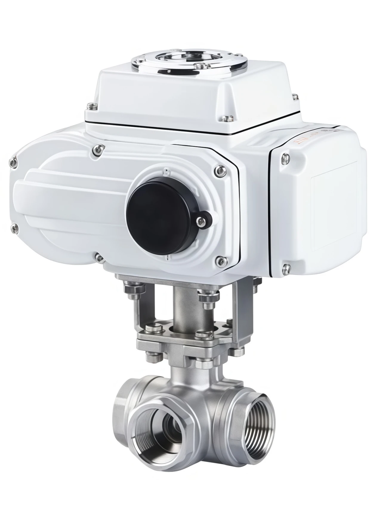 Electric three-way ball valve