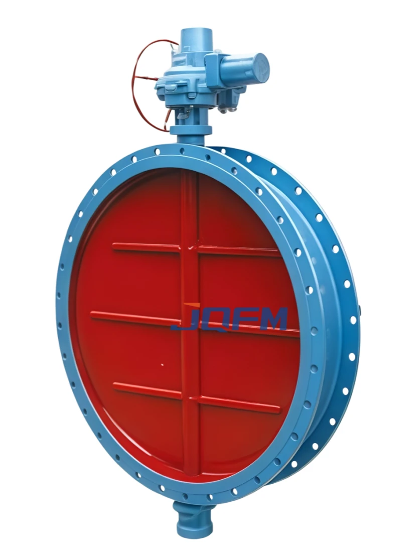 Electric ventilation butterfly valve