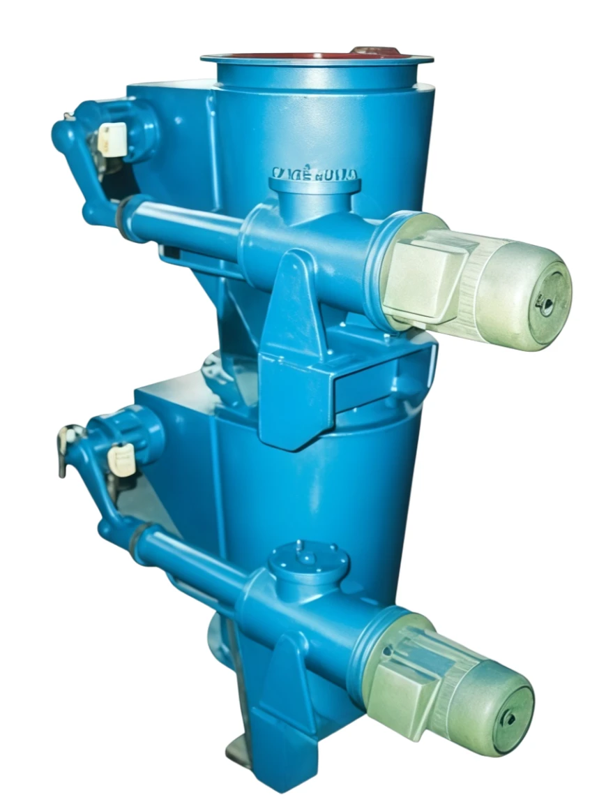 Intelligent double-layer ash discharge valve