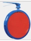 Ventilation regulating butterfly valve valve
