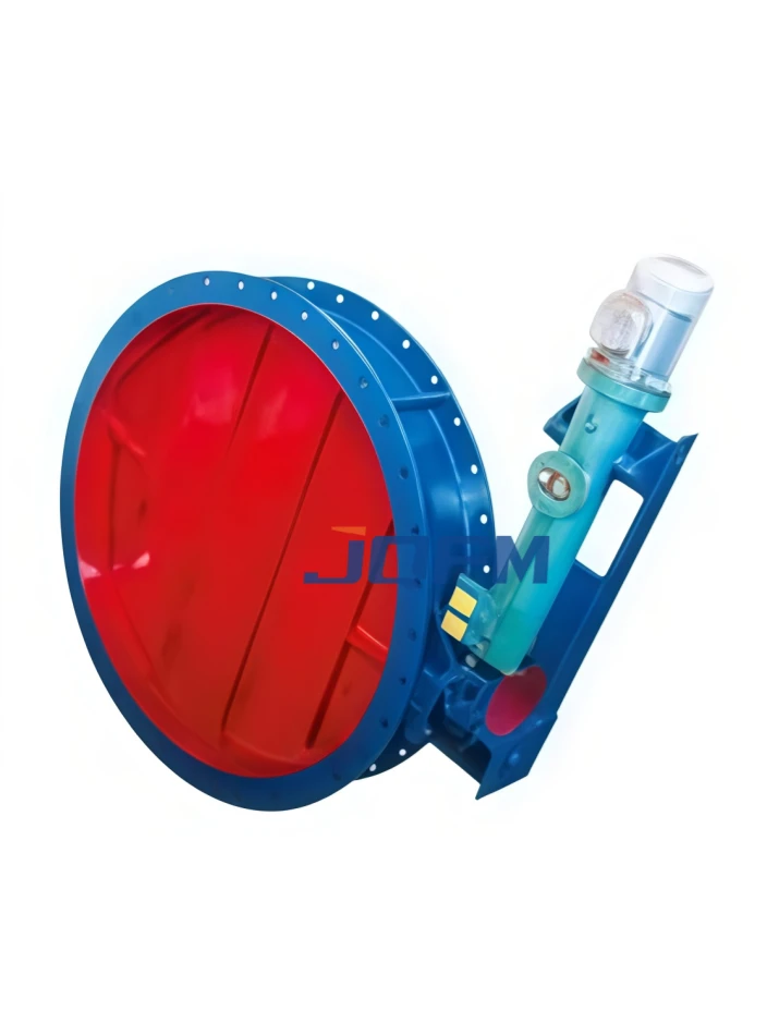 Electro hydraulic pneumatic butterfly valve