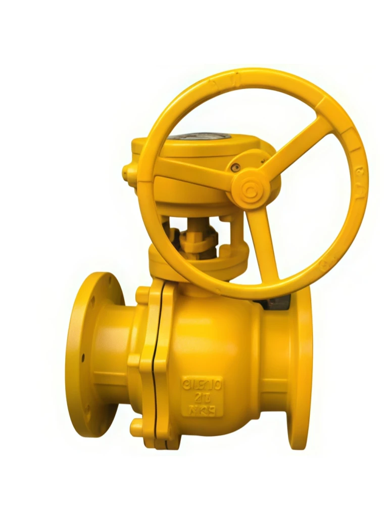 Gas fixed ball valve