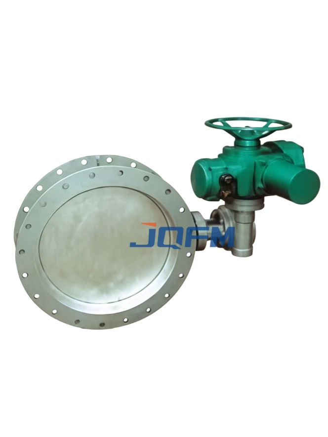 Wear-resistant dust gas butterfly valve